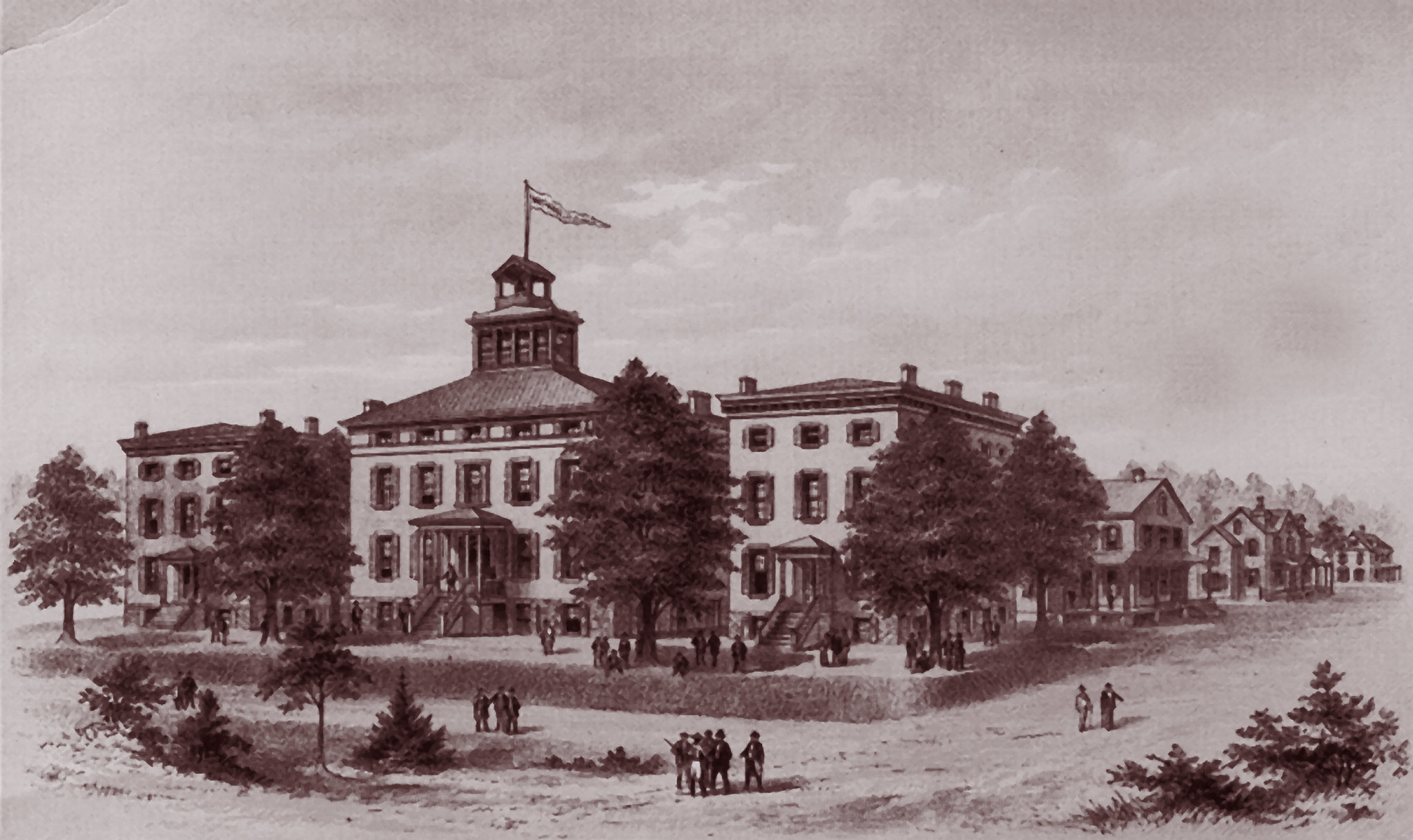 The Hill Dorms in 1860